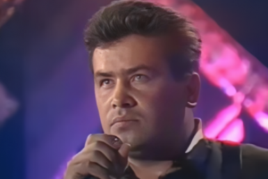 Тематическое фото кадр из архивной видеозаписи группы &quotЛюбэ&quotпесня &quotНе губите, мужики&quot (12+)