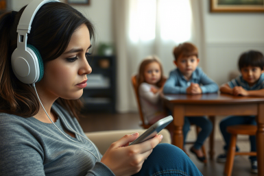 Включила эти 2 песни из детства, и покатились слезы - дети в ступоре и не понимают ИИ Qwen (18+)