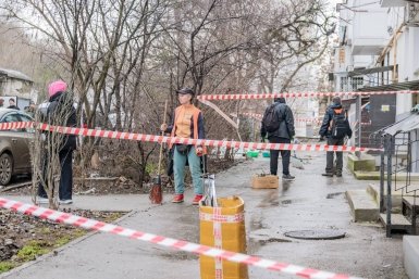 В городе устраняют последствия атаки Правительство Севастополя
