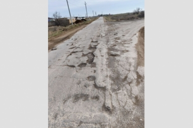 Жители жалуются на &quotубитую&quot дорогу Народный фронт Крыма