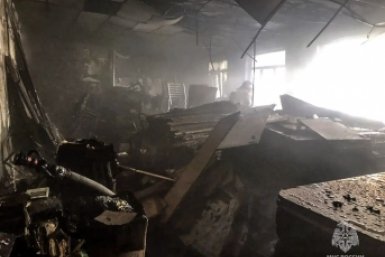 Место пожара МЧС Севастополя