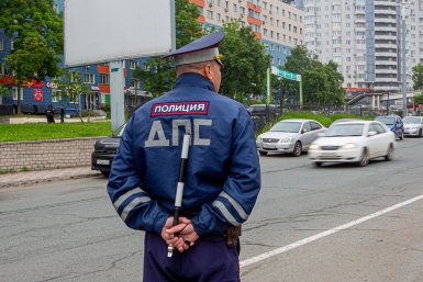 ДПС, ГИБДД, Полиция, остановка транпорта, ГАИ, инспектор, превышение, штраф Мария Смитюк, ИА PrimaMedia
