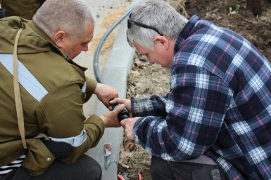 В Керчи делают очередную систему автополива Соцсети О. Каторгина