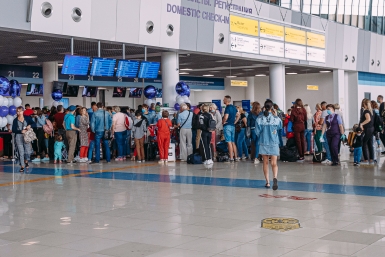 Отпуск может закончится в аэропорту Мария Смитюк, ИА PrimaMedia