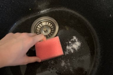 10 таблеток в слив - вода сразу стекает: плотного засора как не бывало