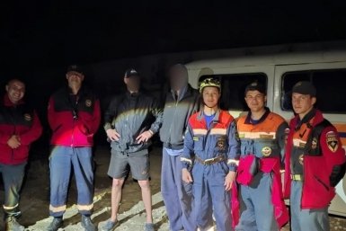 Заблудившегося туриста спасли в горах Крыма