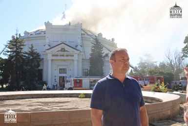 Ущерб от повреждения панорамы "Оборона Севастополя" оценят после тушения пожара