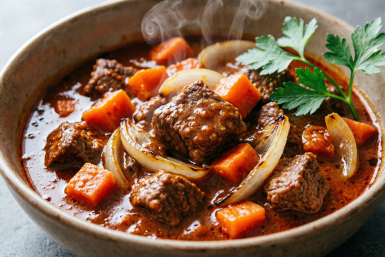 Как я готовлю гуляш, чтобы мясо было нежным и сочным: 5 ошибок превращают кусочки в резину - кулинарные хитрости