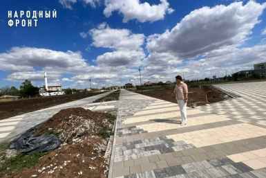 В Крыму активисты проверили благоустройство в Красногвардейском районе