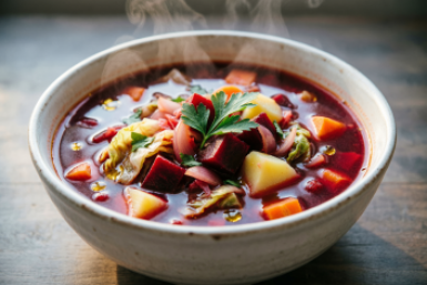 Борщ теряет вкус из-за одной детали — убираю это из зажарки: цвет остается рубиновым, а бульон становится глубоким
