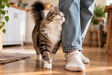 Преданные как собаки: 4 породы кошек, которые будут ходить за вами хвостиком до самой старости Создано при помощи ИИ
