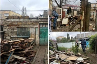 Крымчанину пришлось демонтировать незаконную постройку, чтобы уменьшить расходы