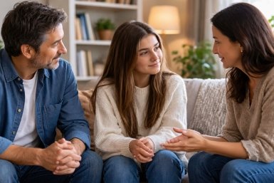 Родные ссорятся чаще всех Сгенерировано ИИ