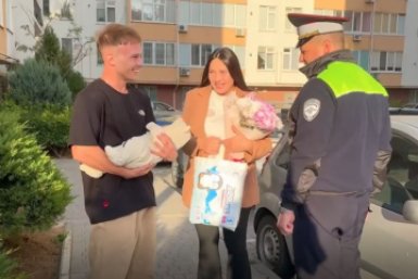 В Севастополе полицейские помогли доставить в роддом будущую маму
