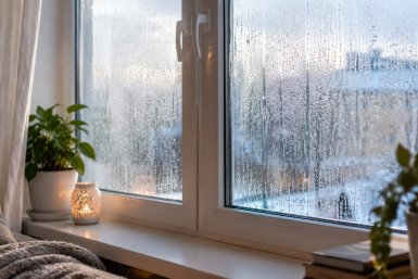 Конденсат на окнах Сгенерировано ИИ