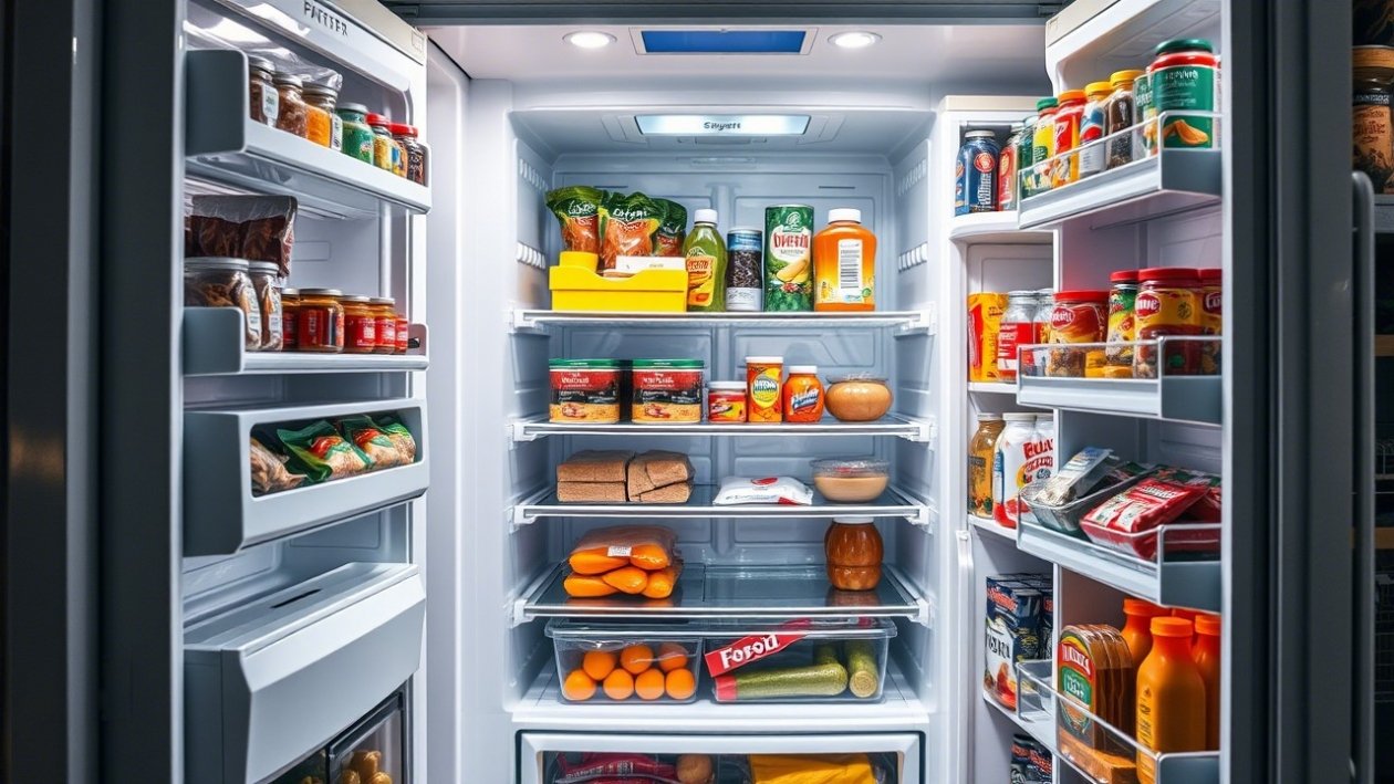 Только не на дверцу: вот как заполнять полки в холодильнике, чтобы еда не прокисала ИИ Qwen (18+)
