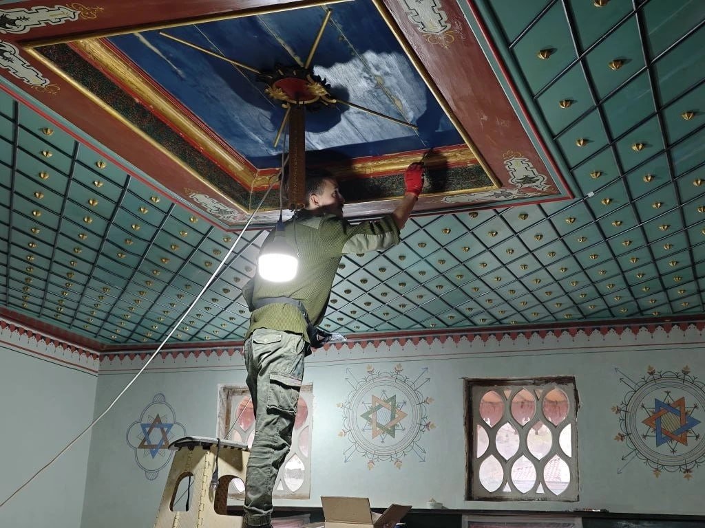 Реставрация дворца продолжается Соцсети М. Назарова