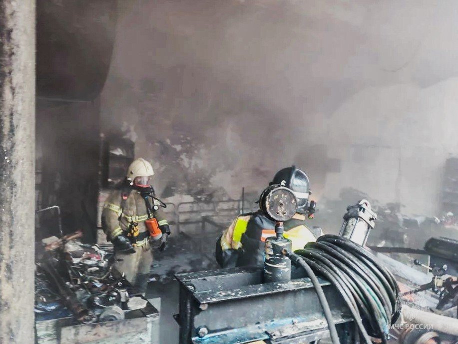 Место пожара МЧС Севастополя