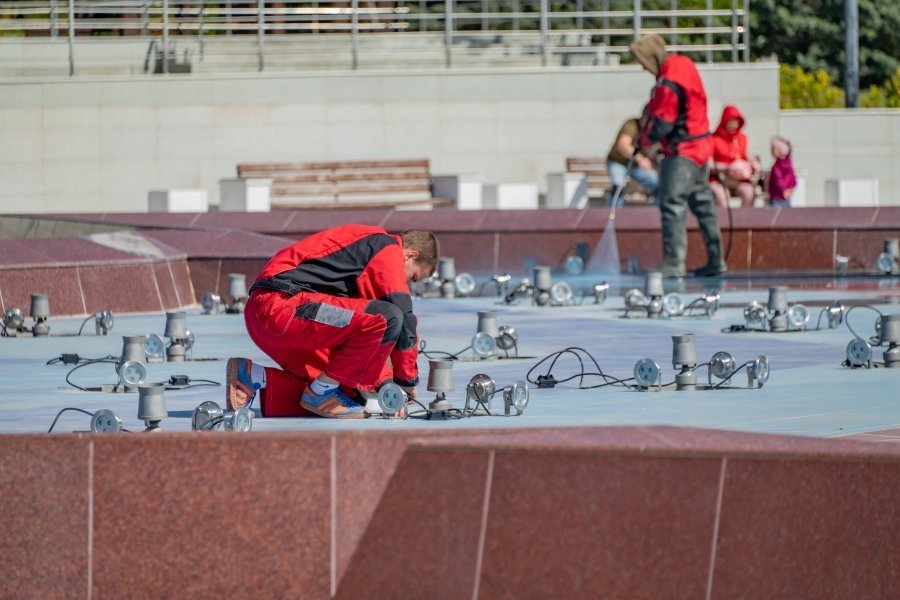 Фонтаны готовят к новому сезону Правительство Севастополя