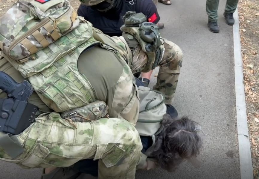 Кадр из видео УФСБ по Крыму и Севастополю